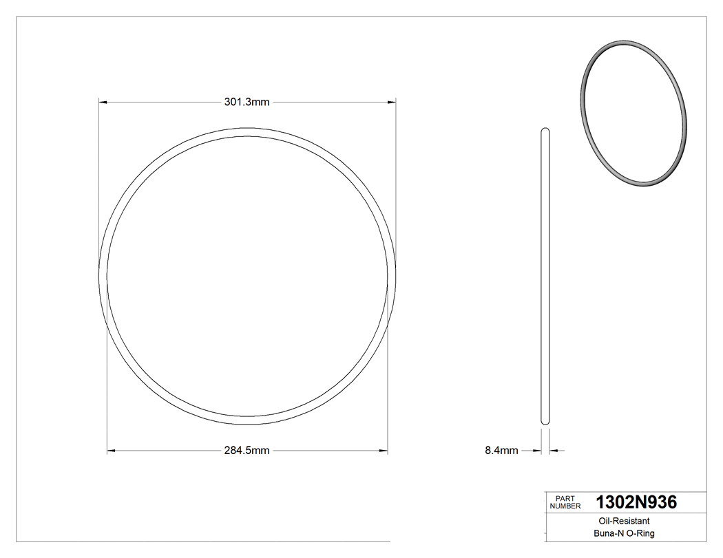 Technical drawing - 1302N936